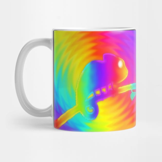 Rainbow Chameleon by MayGreenAbgrall